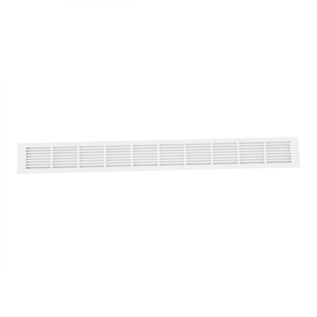 Grilaj de Ventilație Alb - 100x11 cm - 420 cm² - Ideal pentru Convecția Aerului la Șeminee