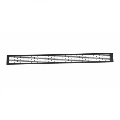 Grilaj de Ventilație Negru - 100x9 cm - 450 cm² - Ideal pentru Șeminee