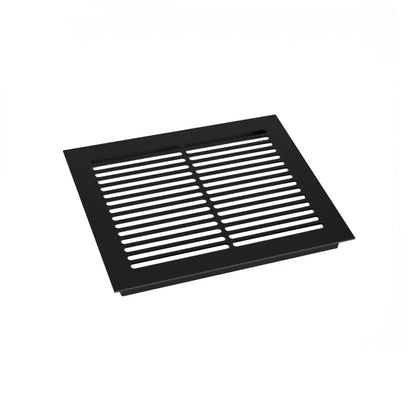 Grilaj de Ventilație Negru - 25x20.5 cm - 210 cm² - Soluție Ideală pentru Convecția Aerului