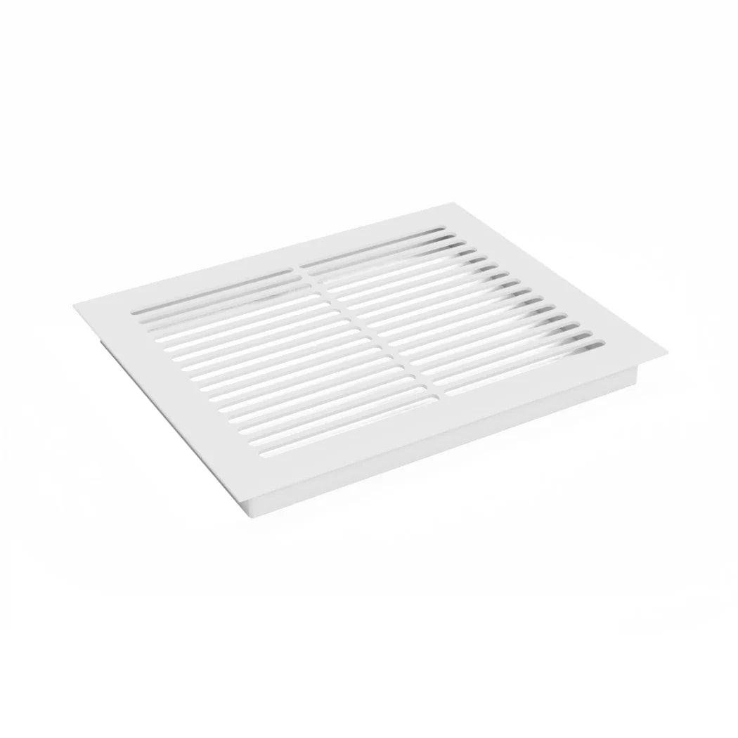Grilaj de Ventilație Alb - 25x20.5 cm - 210 cm² - Soluție Eficientă pentru Convecția Aerului
