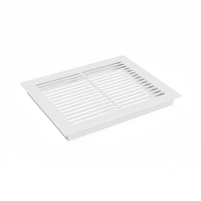 Grilaj de Ventilație Alb - 25x20.5 cm - 210 cm² - Soluție Eficientă pentru Convecția Aerului