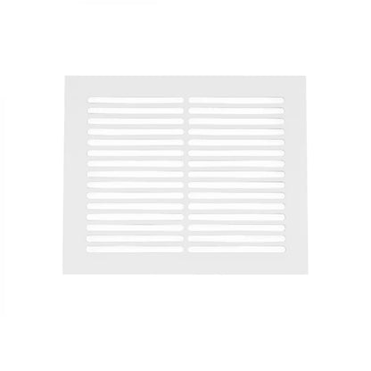 Grilaj de Ventilație Alb - 25x20.5 cm - 210 cm² - Soluție Eficientă pentru Convecția Aerului