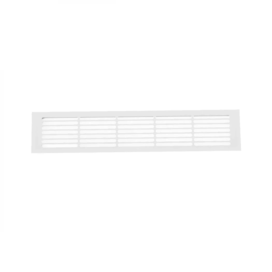 Grilaj de Ventilație Alb - 50x10 cm - 214 cm² - Soluția Ideală pentru Convecția Aerului