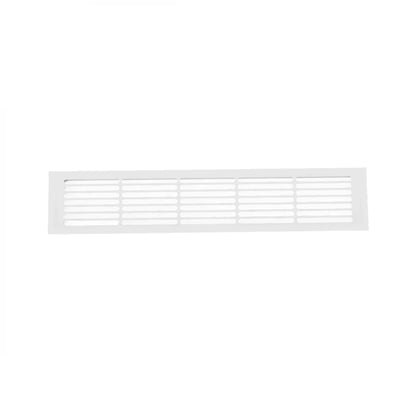 Grilaj de Ventilație Alb - 50x10 cm - 214 cm² - Soluția Ideală pentru Convecția Aerului