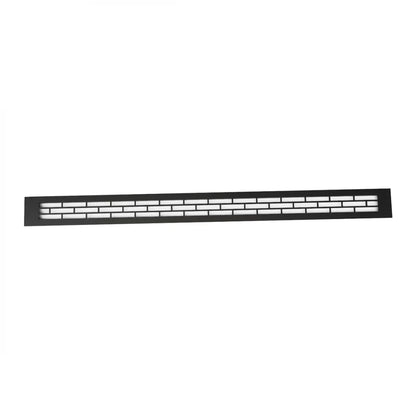 Grilaj de Ventilație Negru - 80x6.5 cm - 210 cm² - Soluție Ideală pentru Convecția Aerului
