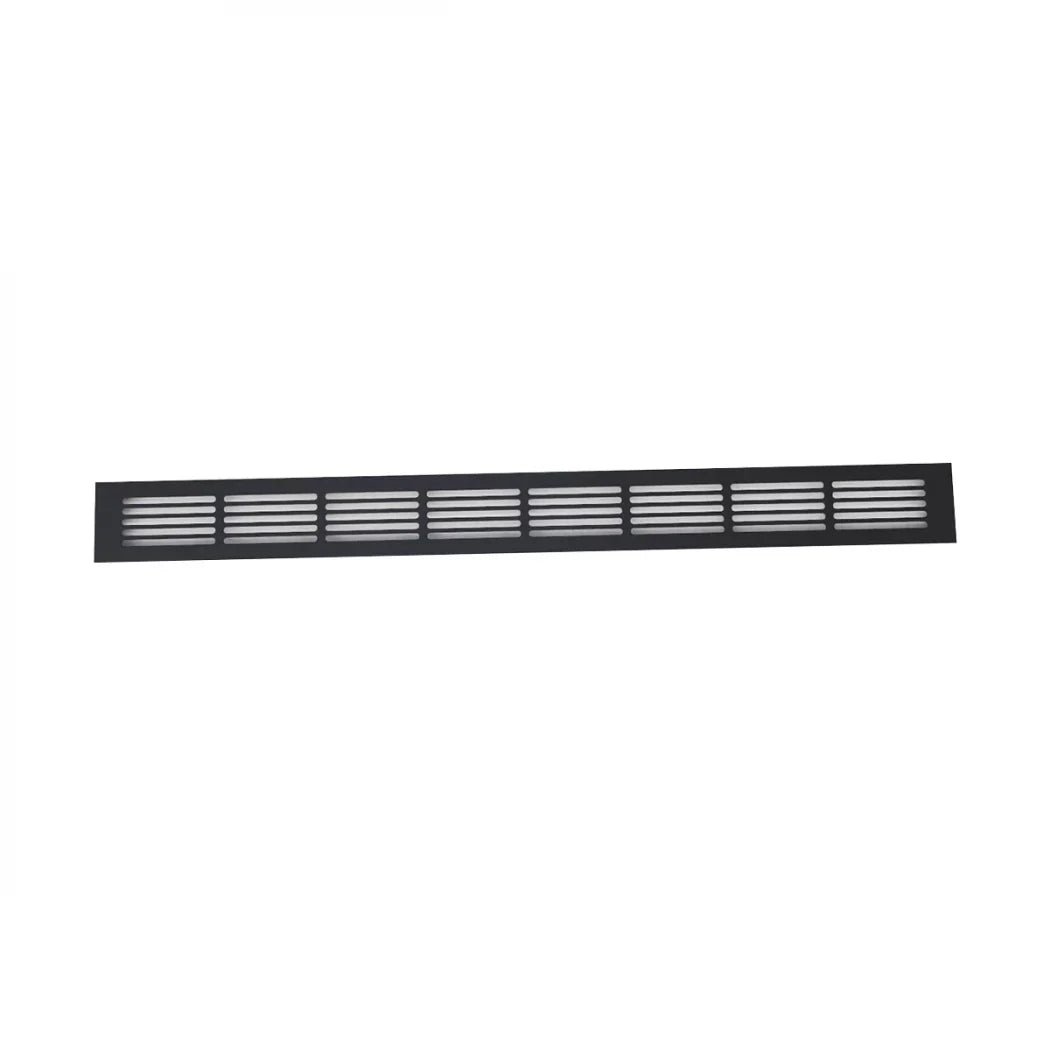 Grilaj de Ventilație Negru - 80x7.6 cm - 210 cm² - Ideal pentru Șeminee pe Gaz și cu Combustibil Lichid