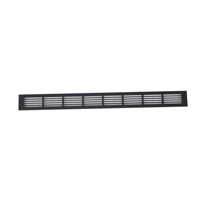 Grilaj de Ventilație Negru - 80x7.6 cm - 210 cm² - Ideal pentru Șeminee pe Gaz și cu Combustibil Lichid