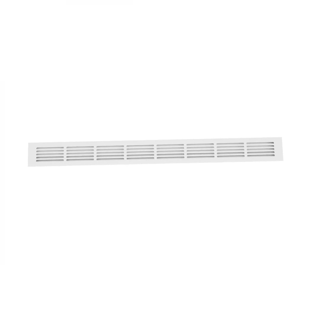 Grilaj de Ventilație Alb - 80x7.6 cm - 210 cm² - Ideal pentru Seminee