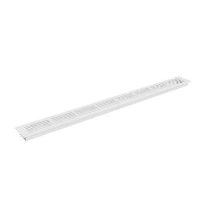 Grilaj de Ventilație Alb - 80x7.6 cm - 210 cm² - Ideal pentru Seminee