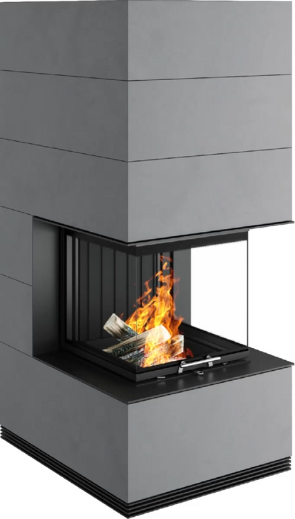 Șemineu modular SIM Arte U-50h 1/3 Spartherm