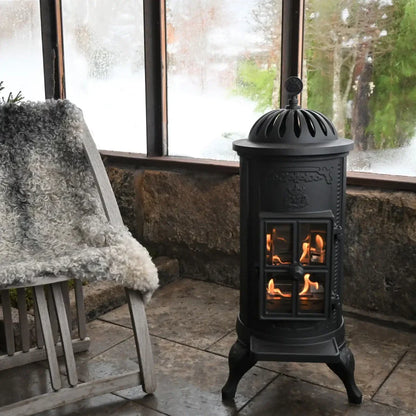 Șemineu Carl Bioetanol - Elegant și Durabil din Fontă, Perfect pentru Orice Casă