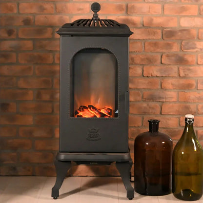 Șemineu Electric Victoria din Fontă - Design Suedez Clasic