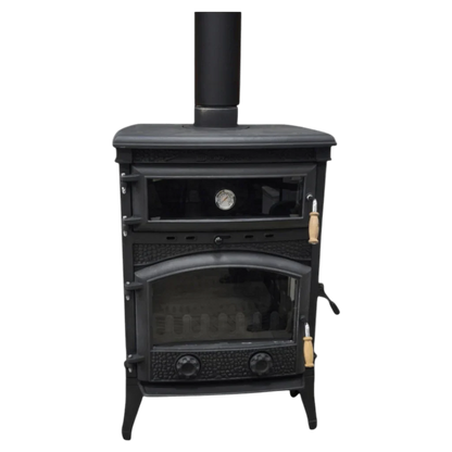 Aragaz de Fontă Sirius Midi cu Ușă Laterală și Cuptor FS-071YK - Încălzire și Gătit Eficiente