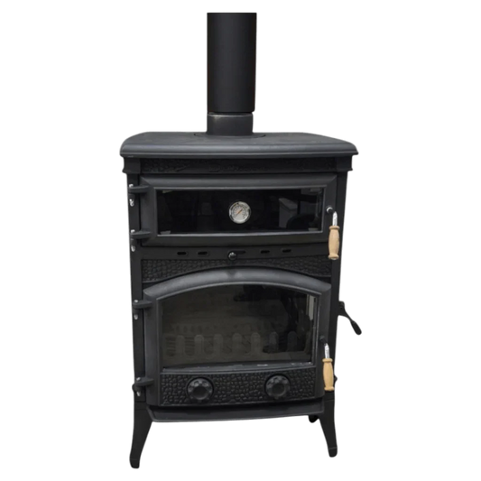 Aragaz de Fontă Sirius Midi cu Ușă Laterală și Cuptor FS-071YK - Încălzire și Gătit Eficiente