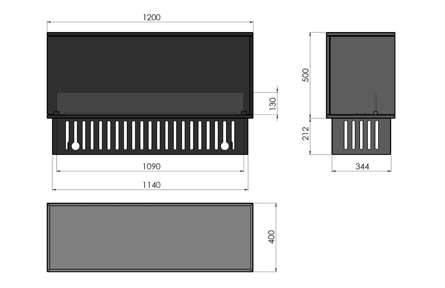 Invapo Corner L/R 1200