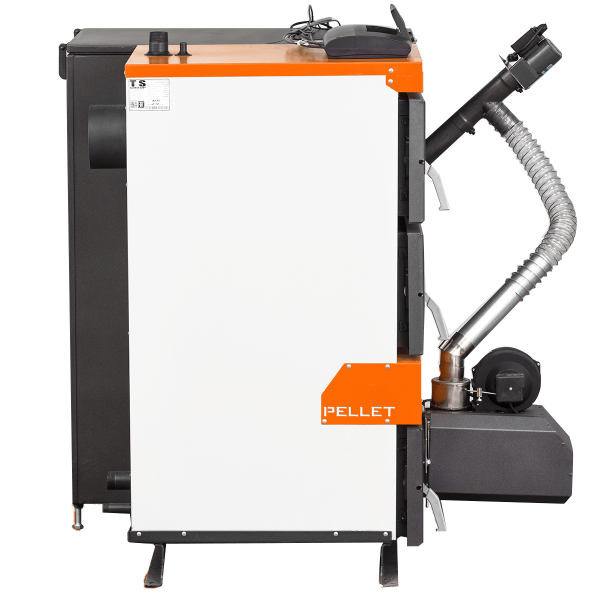 TIS NEW PELLET 95 KW Cazan pe combustibil solid(panou comanda+ventilator in set)