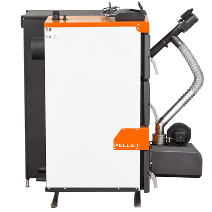 TIS NEW PELLET 50 KW Cazan pe combustibil solid(panou comanda+ventilator in set)