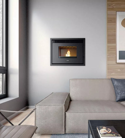 Focar pe peleti tip centrala Saturno 24kw