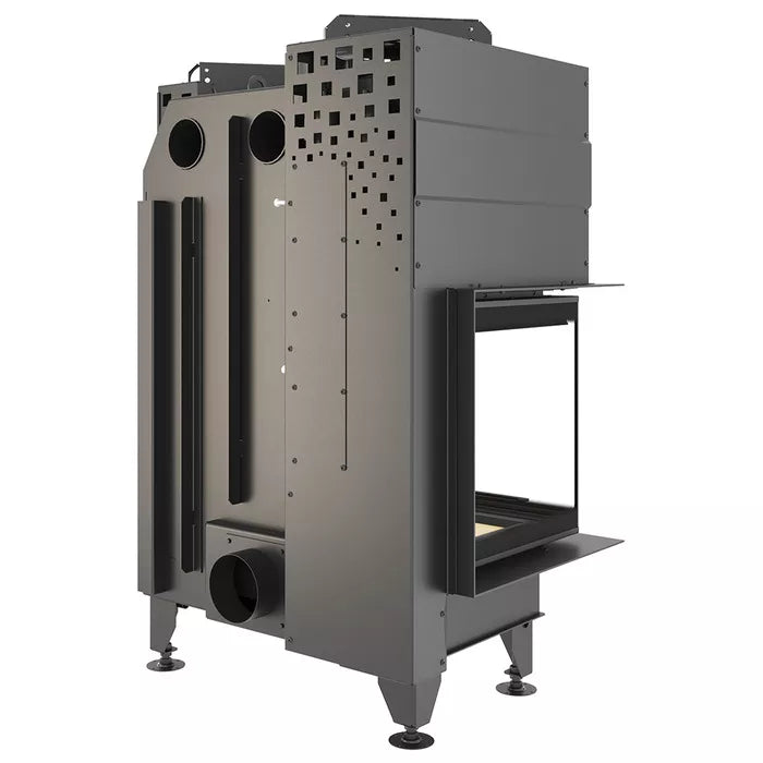Șemineu SAVEN Energy Up 75х50х47L (15,1 kW) ECO Ghilotină – Sticlă laterală stânga