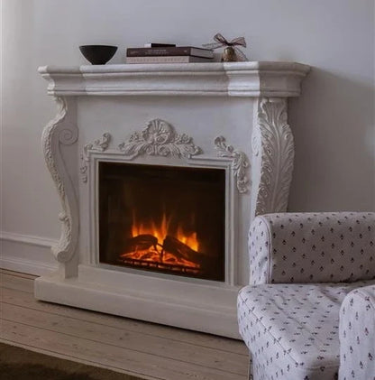 Șemineu Electric Ymir - Eleganță și Căldură în Polystone